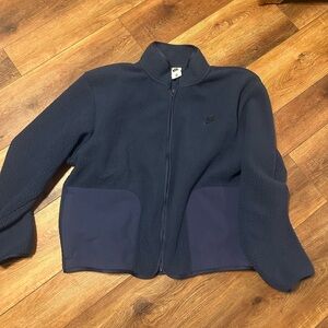 Nike Men’s Sherpa zip jacket size Medium in Navy
